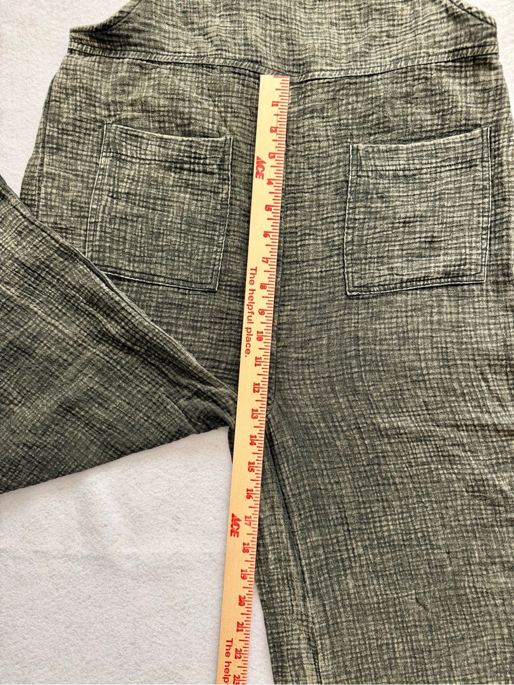 Zendana Textured Gauze Lightweight Wide Leg Overalls Sm Gardening Burningman - Picture 4 of 16